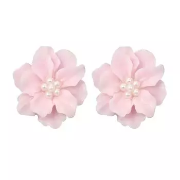 1 пара новых модных женских висячих сережек-звездочек, обручей для ушей розовый