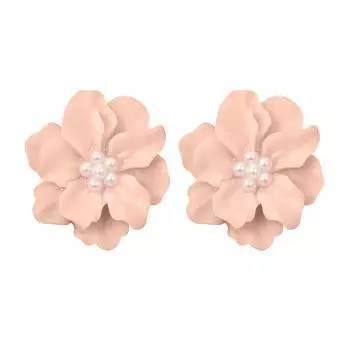 1 пара новых модных женских висячих сережек-звездочек, обручей для ушей розовый