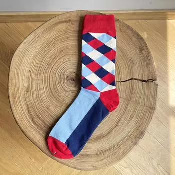 1 пара новых мужских и женских хлопковых носков, повседневные цветные носки, носки для скейтбординга, веселые, забавные, Harajuku Sox Meias