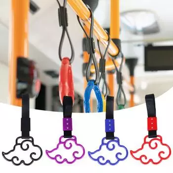 1 пара облачных колец в форме подвесного бампера, задний предупреждающий декор интерьера автомобиля, автобуса белый