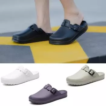 1 пара обуви для медсестер, медицинские тапочки, рабочие тапочки из ЭВА на мягкой подошве, нескользящие женские туфли 42 хаки