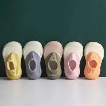 1 пара обуви, двухцветная дышащая хлопковая детская обувь с мягкой подошвой для дома S синий