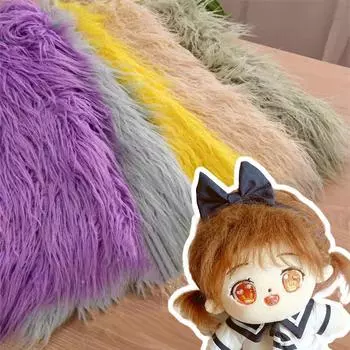 1 пара одежды, игрушка, материал, ткань для кукольных волос, шерсть, 25x45 см, домашний текстиль, плюшевая ткань белый