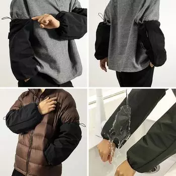 1 пара одноразовых нарукавников, водонепроницаемые манжеты для чистки, аксессуары для дома Dark Green-Children Edition