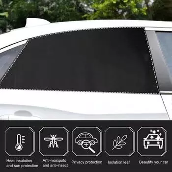 1 пара оконных солнцезащитных очков для автомобиля, полная молния, многофункциональный дизайн автомобиля B