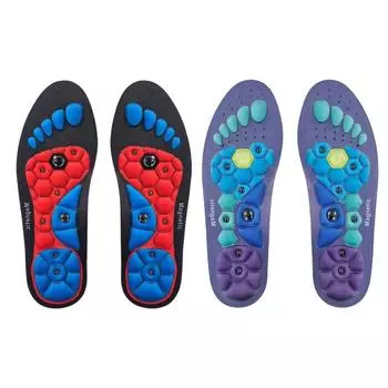 1 пара ортопедических акупунктурных стелек для облегчения боли, легкие рефлексологические массажные стельки, удобная поддержка стопы M 2pair