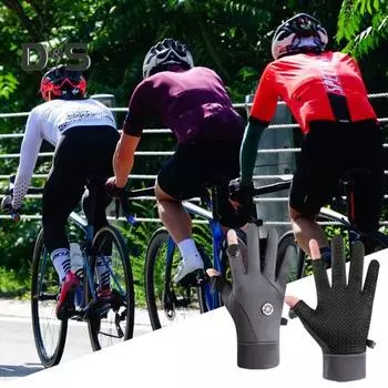 1 пара осенне-зимних перчаток для велоспорта, теплые, с сенсорным экраном, нескользящие, ветрозащитные, водонепроницаемые, для холодной погоды, мужские перчатки для езды на мотоцикле, катания на лыжах One Size B чёрный