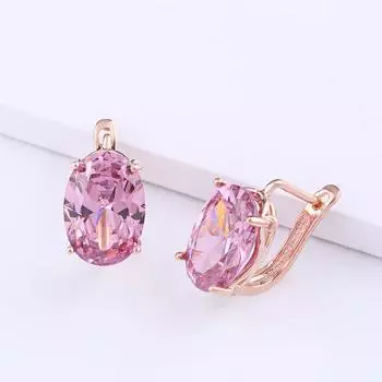 1 пара овальных серег-клипс белого, черного, красного, синего, розового цвета цвета морской волны, зеленого цвета, цвета розового золота, висячие серьги-крючки, ювелирные изделия белый