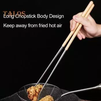 1 пара палочек для еды, термостойкие палочки для еды, нержавеющая сталь 304, практичные китайские палочки для еды, посуда для столовой