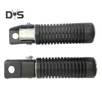 1 пара педалей для мотоцикла, универсальные, нескользящие, простые в установке, удобные, легкие, для модификации, педали для мотоцикла чёрный