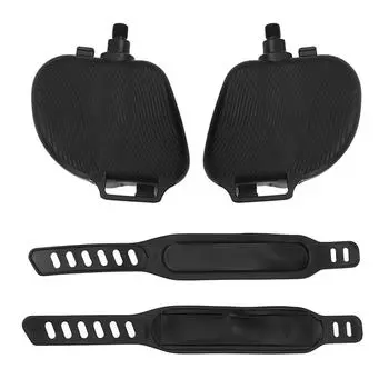 1 пара педалей для велотренажера с противоскользящей полосой, портативные детали для велотренажера с регулировкой