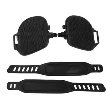 1 пара педалей для велотренажера с противоскользящей полосой, портативные детали для велотренажера с регулировкой