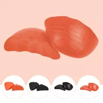 1 пара пенопластовых заглушек для пальцев, фиксирующих мешковатую обувь, утолщенный дизайн, мягкая текстура, подушечки половинного размера, женские и мужские аксессуары D