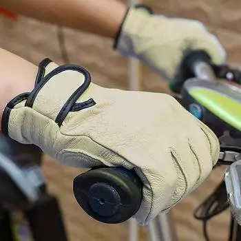 1 пара перчаток для электросварки, кожаные перчатки для сварки, термостойкие защитные рабочие перчатки OneSize