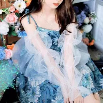 1 пара перчаток для невесты, приятных на ощупь, для вечеринки, свадьбы, украшения на руку, перчатки-фонарики, съемные рукава, чехлы для платьев, аксессуары