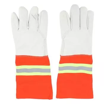 1 пара перчаток для пожаротушения, удобные светоотражающие полосы, огнестойкие перчатки для пожарных