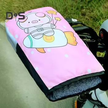 1 пара перчаток для руля мотоцикла, зимние термозащитные ветрозащитные перчатки для холодной погоды, для езды на велосипеде, мотоцикле, скутере, ручки, перчатки для рук A