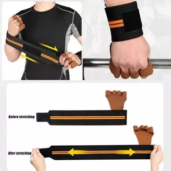 1 пара перчаток для турника для тренажерного зала, спорта, тяжелой атлетики, тренировок, кроссфита, фитнеса, бодибилдинга, защиты рук, унисекс M