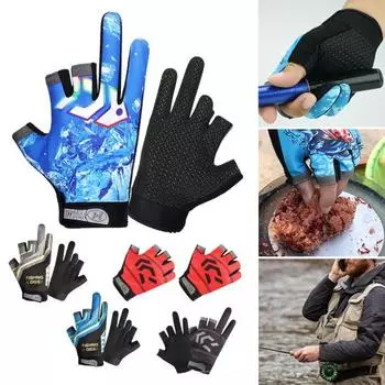 1 пара перчаток унисекс для верховой езды, тонкие, силикон, отличное трение, ладонь с открытым кончиком пальца, сенсорный экран, дышащие перчатки для рыбалки и кемпинга жёлтый