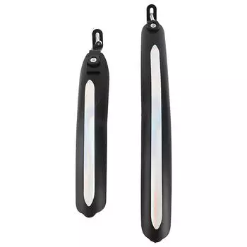 1 пара передних и задних брызговиков для горного шоссейного велосипеда (черный)