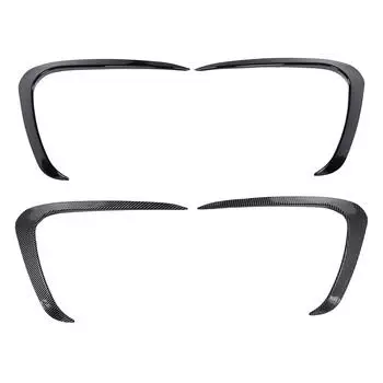 1 пара передних воздухозаборников, улучшенная аэродинамика, спортивный вид, увеличенная прижимная сила, бампер, сплиттер Glossy Black