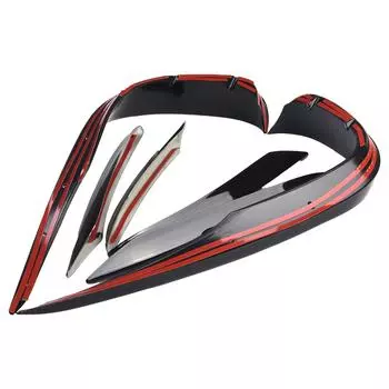 1 пара передний бампер сплиттер спойлер бамперы для Mercedes для Benz E-Class W213 автомобиль передний бампер сплиттер противотуманные фары отделка