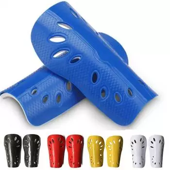 1 пара пластиковых футбольных накладок на голень, футбольные щитки, защита ног для детей и взрослых, защитное снаряжение, дышащая защита голени, защита ног For kids