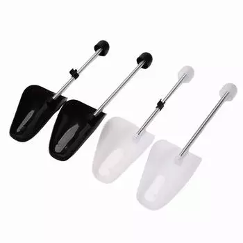 1 пара пластиковых ёлок для обуви, регулируемая длина, носилки для обуви, держатель для ботинок women чёрный