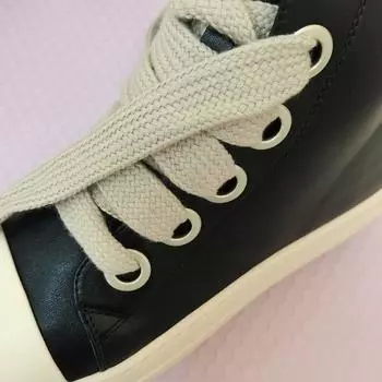 1 пара плоских классических утолщенных шнурков, прочные шнурки для кроссовок, беговых спортивных баскетбольных шнурков, повседневные шнурки бежевый