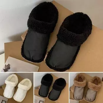 1 пара плюшевых стелек для сабо, съемные моющиеся стельки для тапочек, обеспечивающие необычайное тепло и комфорт в холодную погоду, зимнее нижнее белье для сабо, подкладка для сабо 36 чёрный