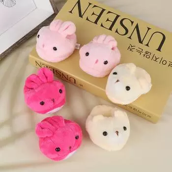 1 пара плюшевых тапочек для куклы 43 см, 17-дюймовая кукольная обувь и аксессуары розы красного