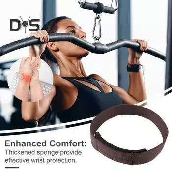 1 пара подъемных ремней для силовых тренировок, фитнес-тяг, ремни для поддержки запястья, ремень для бодибилдинга, тяжелой атлетики, становой тяги в спортзале L чёрный
