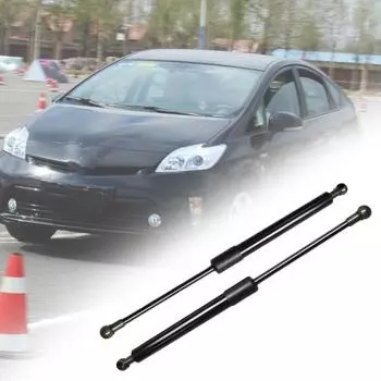 1 пара подъемных стальных тонких антидеформирующих карбоновых опор переднего капота, газовой крышки