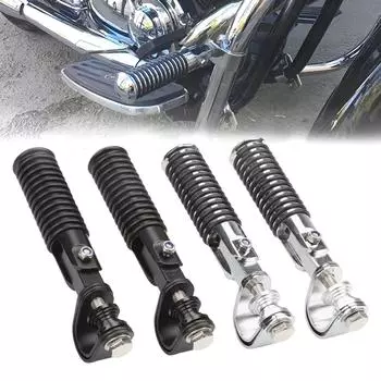 1 пара подножек для защитной дуги мотоцикла 1 -1.2 , складные подножки, сменное крепление для подножки, аксессуар для мотоцикла 2