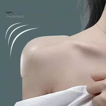 1 пара подплечников для высоких и низких плеч 3D самоклеящиеся силиконовые противоскользящие губчатые подплечники пуш-ап подплечники устойчивые к поту гладкие изгибы одежда своими руками чёрный