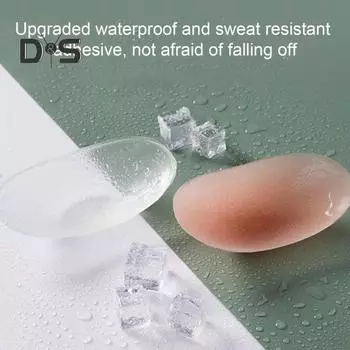 1 пара подплечников для высоких и низких плеч 3D самоклеящиеся силиконовые противоскользящие губчатые подплечники пуш-ап подплечники устойчивые к поту гладкие изгибы одежда своими руками чёрный