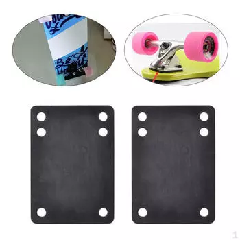 1 пара подставок для лонгбордов, амортизатор для скейтборда, монтажное оборудование для грузовиков, для взрослых и детей, для улицы 3mm