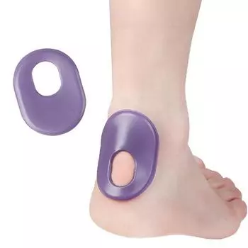1 пара подушечек для пальцев ног, гелевые подушечки для мозолей, наклейки для мозолей, защитные подушечки для мозолей, пенящиеся противоизносные наклейки для ног фиолетовый