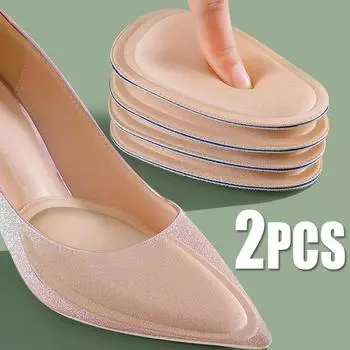 1 пара подушечек для передней части стопы для женщин, нескользящие обезболивающие вставки на высоком каблуке, полустельки, передняя подушка для ног, подушечки для ухода за ногами, стелька для обуви style A бежевый