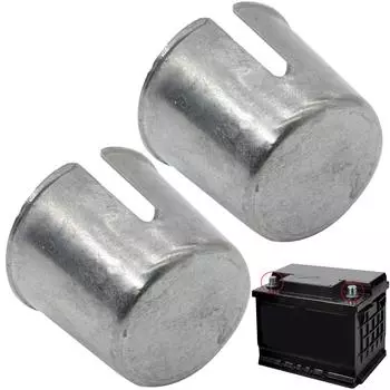 1 пара положительных и отрицательных автомобильных грузовиков для изношенных клемм, свободные клеммы, аккумуляторный пост, высокая проводимость, ремонтные прокладки, аксессуары серебряный