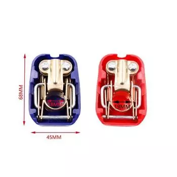 1 пара положительных и отрицательных электродов, быстросъемные зажимы для подключения, клеммы автомобильного аккумулятора, автомобильные аксессуары