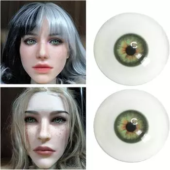 1 пара полукруглых глазных яблок 32 мм реалистичные акриловые искусственные глаза