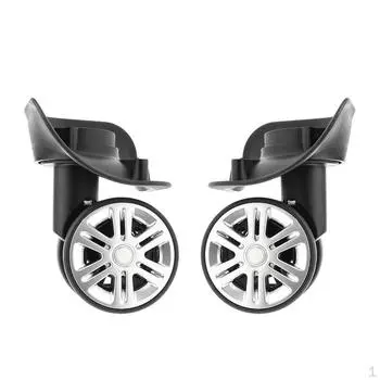 1 пара поворотных колес в форме ми, сменные ролики для чемодана