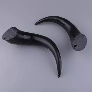 1 пара повязок на голову в виде быка, дьявола, карнавального головного убора на Хэллоуин, животного 30cm