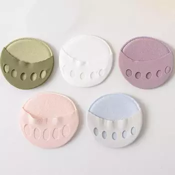 1 пара пяти подушечек для передней части стопы для женщин, полустельки, невидимые носки бежевый