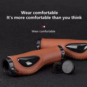 1 пара практичных мягких экологически чистых чехлов на руль велосипеда, защитные аксессуары для горного велосипеда красный