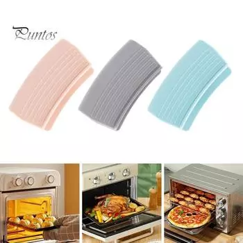 1 пара прихваток для духовки, силиконовые прихватки для кастрюль, термостойкие прихватки для приготовления пищи, прихватки для чугунных кастрюль, сковородок, кухонных принадлежностей синий