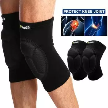 1 пара прочных нескользящих чистящих домашних наколенников для защиты колена, безопасные и удобные наколенники для тренировок, йоги, бега M
