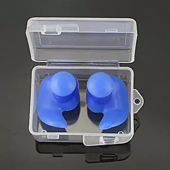 1 пара прочных затычек для ушей, классические портативные текстурированные водонепроницаемые мягкие затычки для ушей жёлтый