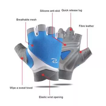 1 пара профессиональных высокоэластичных быстросъемных перчаток для рыбалки, весенние и летние перчатки для тренировок в тренажерном зале, фитнеса, спорта на открытом воздухе S розовый